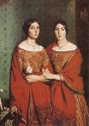 Theodore Chasseriau The Sisters of the Artist oil painting reproduction